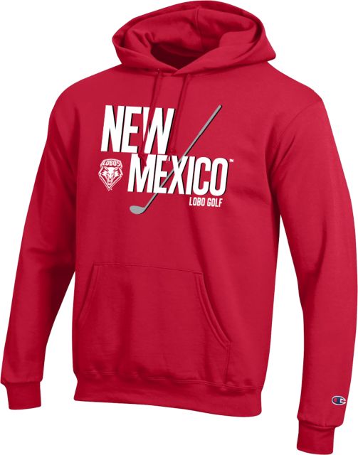 New Mexico Champion Scarlet Red Fleece Hoodie UNM Lobos Golf - ONLINE ONLY
