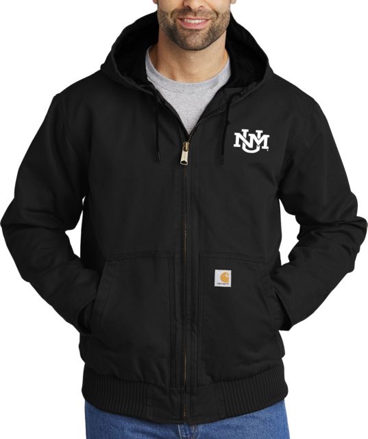 New Mexico Carhartt Washed Duck Active Black Jacket-S Secondary Athletics Mark - ONLINE ONLY