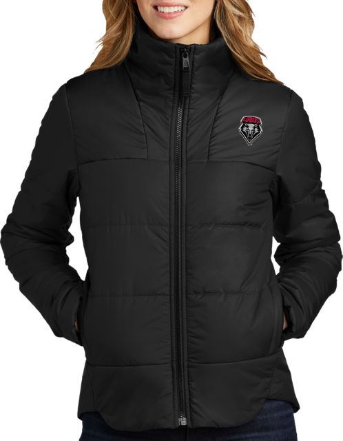 New Mexico The North Face Womens Everyday Black Insulated Jacket-S Primary Athletics Mark - ONLINE ONLY